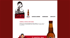 Desktop Screenshot of cervezacarmen.com